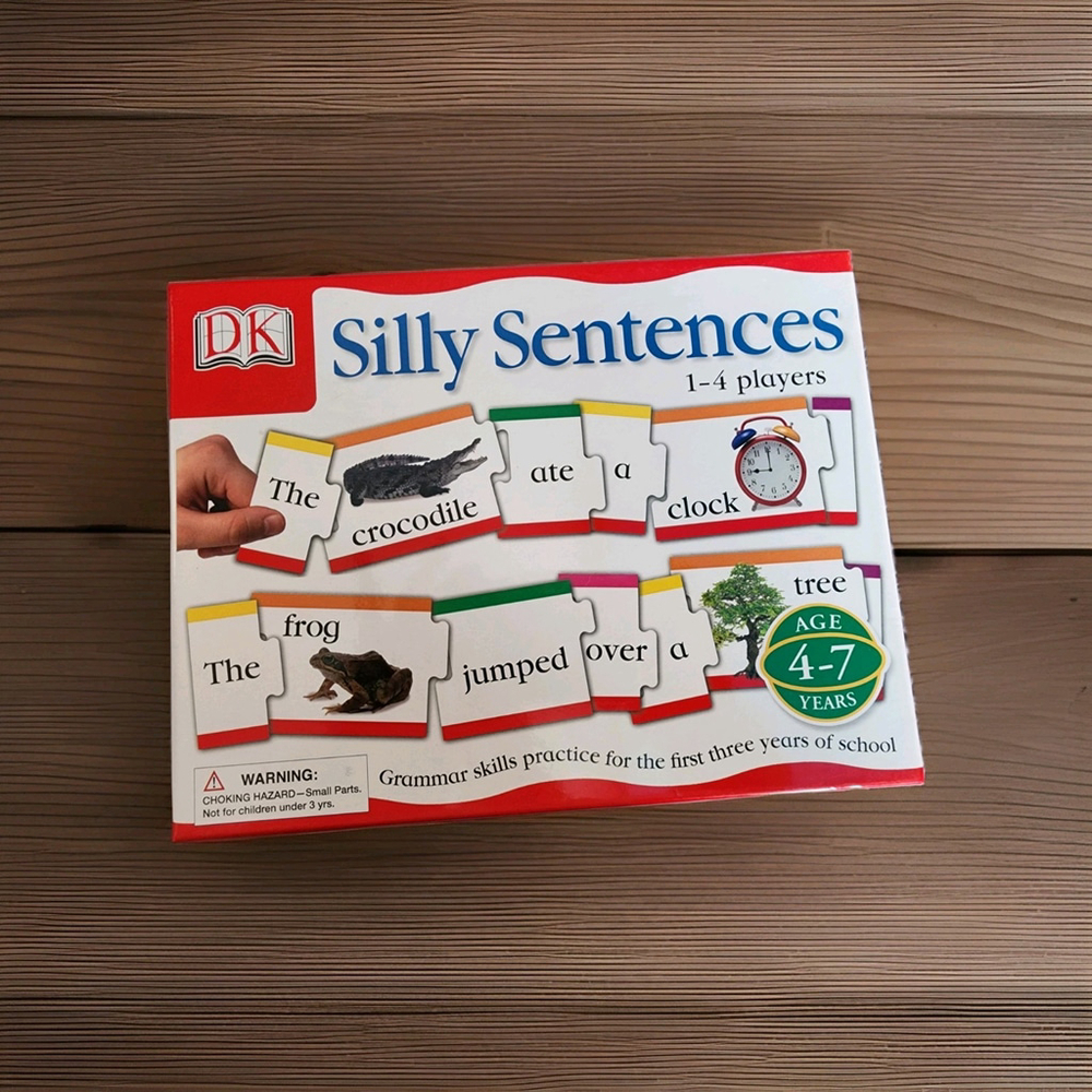 DK Games: Silly Sentences educational game, FUN children practice grammar skills